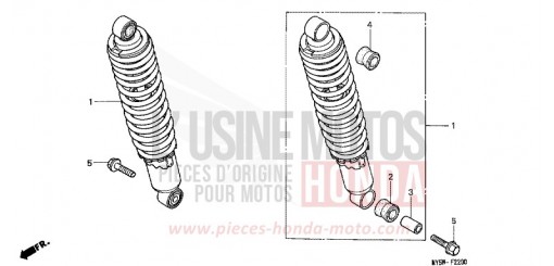 COUSSIN ARRIERE CB500SY de 2000